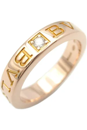 Bvlgari Preloved Bzero1 Rose Gold Ring Diamond Accent Women - - One Size
