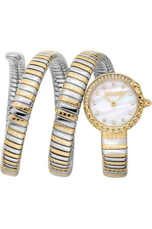 Roberto Cavalli Womens Enchanting Snake Quartz Watch - - One Size