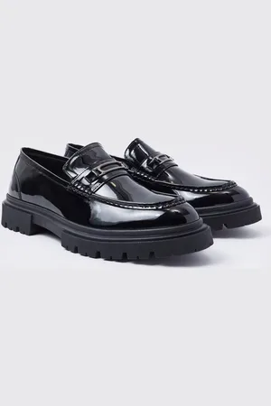 Boohoo Chunky Patent Loafer - - 7