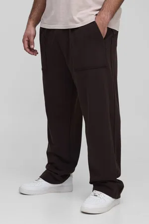 Boohoo Plus Oversized Raw Seam Pocket Detail Joggers - - XL