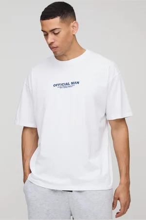 Boohoo Oversized Extended Neck Official Man T-Shirt - - S
