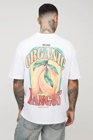 Boohoo Tall Vintage Mango Graphic Oversized T-Shirt - - S