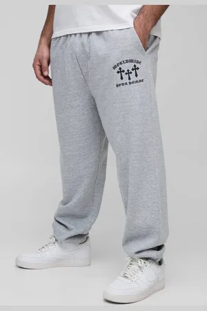 Boohoo Plus Cross Print Oversized Jogger - - 2XL