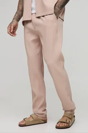 Boohoo Tall Pleated Slim Fit Trousers - - L