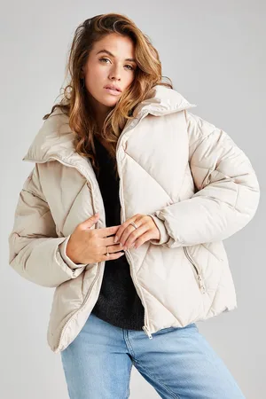 Urban Bliss Womens Crop Diamond Puffer Jacket - - 16