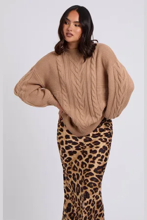Urban Bliss Womens Cable Crew Neck Jumper - - L
