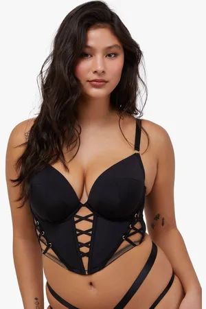 Wolf & Whistle Womens Rocka Strappy Bustier - - 34D