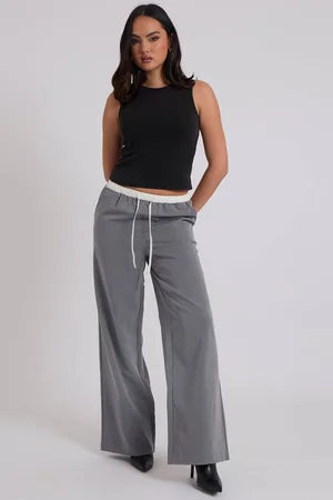 Urban Bliss Womens Double Waistband Elasticated Trouser - 12