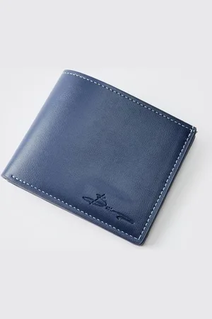 Boohoo BHM Script Debossed Wallet - - One Size