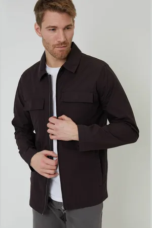 Threadbare Cotton Poplin Lightweight Collared Jacket - - S
