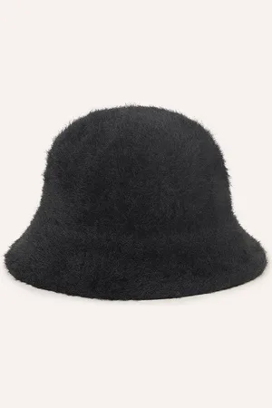 Accessorize Womens Fluffy Bucket Hat - - One Size