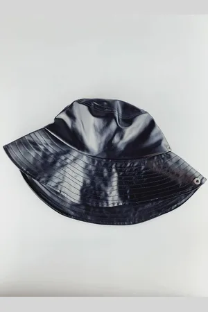SVNX Womens PU Leather Bucket Hat - - One Size