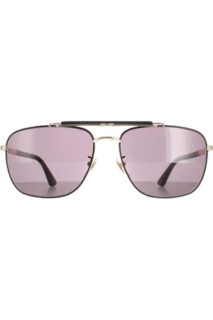 Police Aviator Rose Gold Semi Matte Black Smoke SPLD43 Origins 44 - - One Size