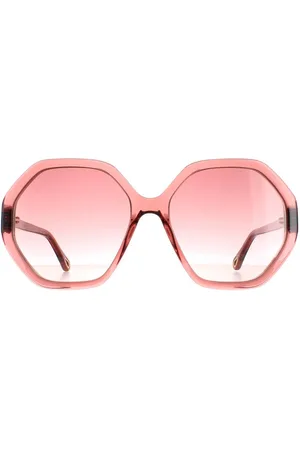 Chloé Womens Round Crystal Brown Gradient CH0008S Esther - One Size