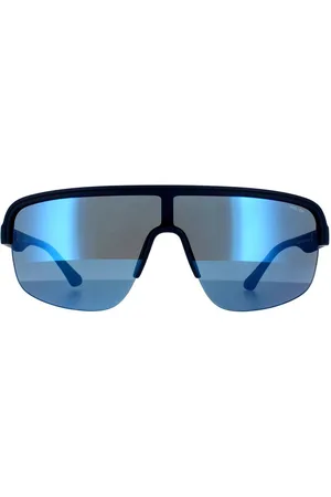 Police Semi Rimless Matte Midnight Mirrored 90041091 - One Size