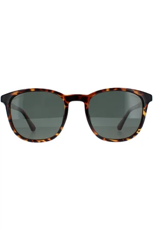Police Round Shiny Dark Havana Green Polarized SPLF18E - - One Size