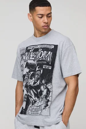 Boohoo Oversized Marvel Venom License Printed T-Shirt - - M
