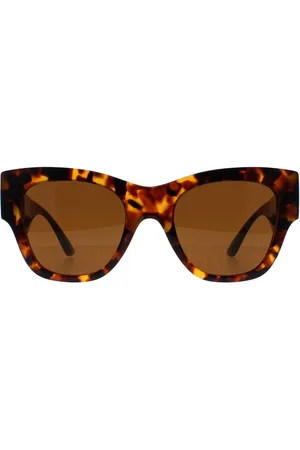 VERSACE Womens Cat Eye Havana Dark Bronze VE4415U - - One Size