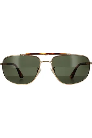 Police Rectangle Shiny Gold Green 90041091 - - One Size