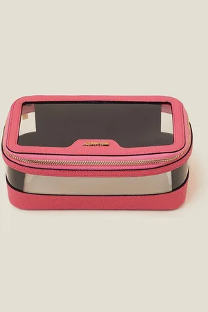 Accessorize Womens Clear Make Up Bag - - One Size