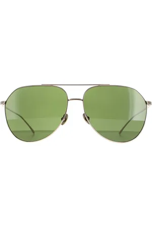 Lacoste Aviator Shiny Gold Green L209S - - One Size