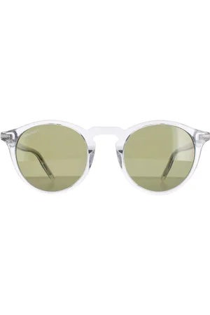Serengeti Round Shiny Crystal Mineral Polarized 555nm Green Raffaele Sunglasses - - One Size