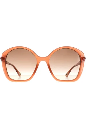 Chloé Womens Square Dark Brown Gradient CH0003S - One Size