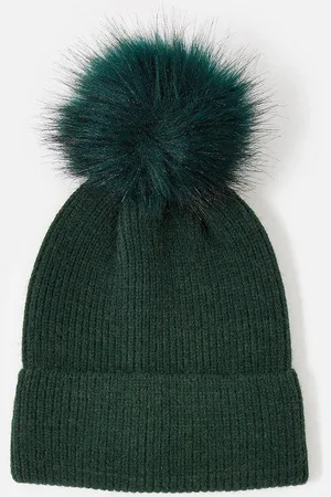 Accessorize Womens Knit Pom-Pom Beanie - - One Size