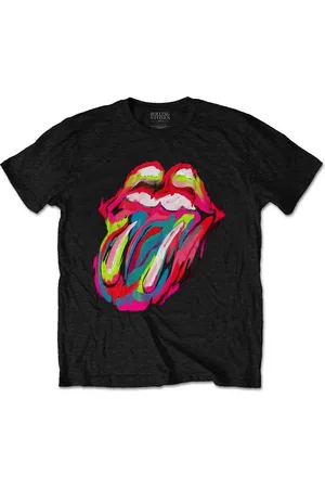 The Rolling Stones Sixty Brush Stroke Cotton T-Shirt - - XXL