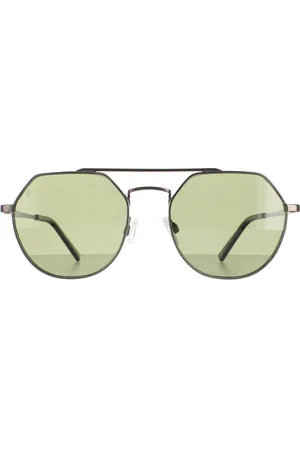 Serengeti Aviator Matte Gunmetal Saturn Polarized Green 555nm Shelby - - One Size