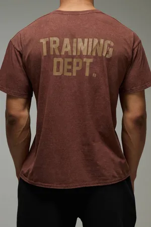 Boohoo Man Active Training Dept. Oversized Washed T-shirt - - S