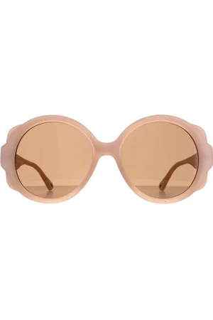 Chloé Womens Round Matte Nude Brown CH0120S - - One Size