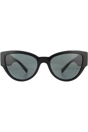 VERSACE Womens Cat Eye Dark Grey VE4398 Sunglasses - One Size