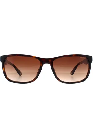 Police Rectangle Shiny Dark Havana Gradient SPLB40N Arcade 2 Sunglasses - One Size