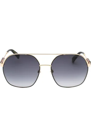 Marc Jacobs Womens Gold Round Sunglasses - - One Size