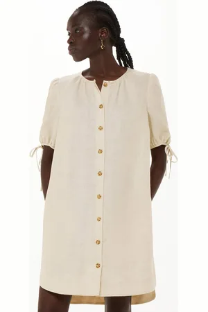 Whistles Womens Frankie Linen Mini Dress - - 10