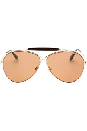 Tom Ford Holden Brown Lens Shiny Rose Gold Sunglasses - - One Size