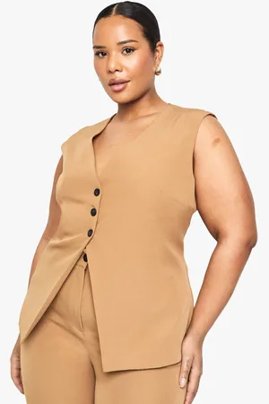 Boohoo Womens PLUS CINCHED WAIST WAISTCOAT - - 20