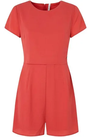 Pepe Jeans Preloved PW1329 JumpsuitCoral Short Sleeve Women - - L