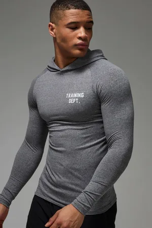 Boohoo MAN Active Training Dept Lightweight Hoodie - - XS