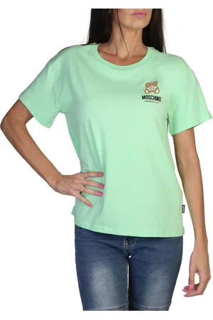 Moschino Womens Logo Print Short Sleeve T-Shirt - - S