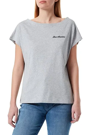 Moschino Womens Embroidered Logo Cotton T-Shirt - - 12