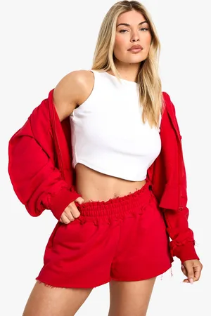 Boohoo Womens Reverse Loopback Pocket Detail Sweat Short - - S