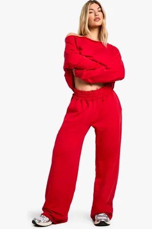 Boohoo Womens Reverse Loopback Straight Leg Jogger - - XL