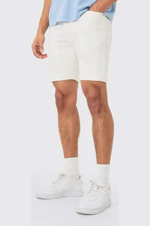 Boohoo Skinny Stretch Denim Shorts In - 36