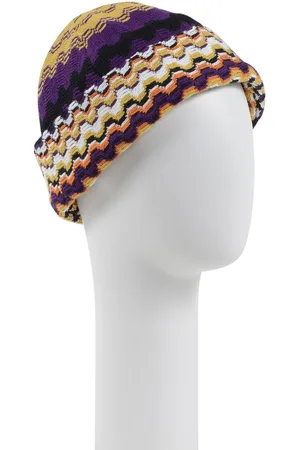 Missoni Zigzag Knit Beanie multicolor Women Hats - M