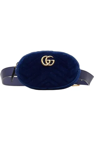 Gucci Preloved GG Marmont Velvet Belt Bag Women - Clutch Bags - One Size