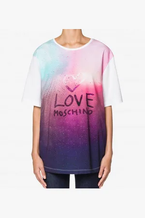 Moschino Womens Graphic Print T-Shirt - - 14