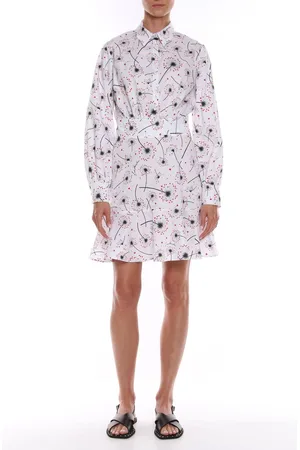 Moschino Womens Red Detail Side Fastening Dress - - 12