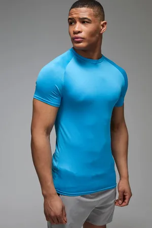 Boohoo Man Active Lightweight Essentials Gym Muscle Fit Raglan T-shirt - - L